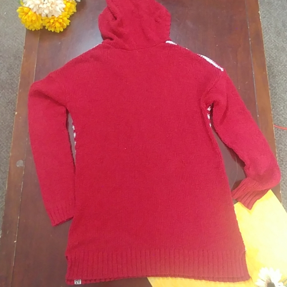 Roxy Hooded Knit Pull Over Sweater Hoodie XL - Picture 6 of 6